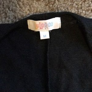 Lularoe black long cardigan